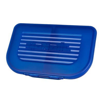 flache Lunchbox blau